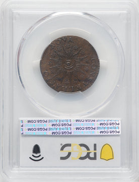 1785 Nova Constellatio Copper Pointed Rays Large Date BN Colonials PCGS MS63