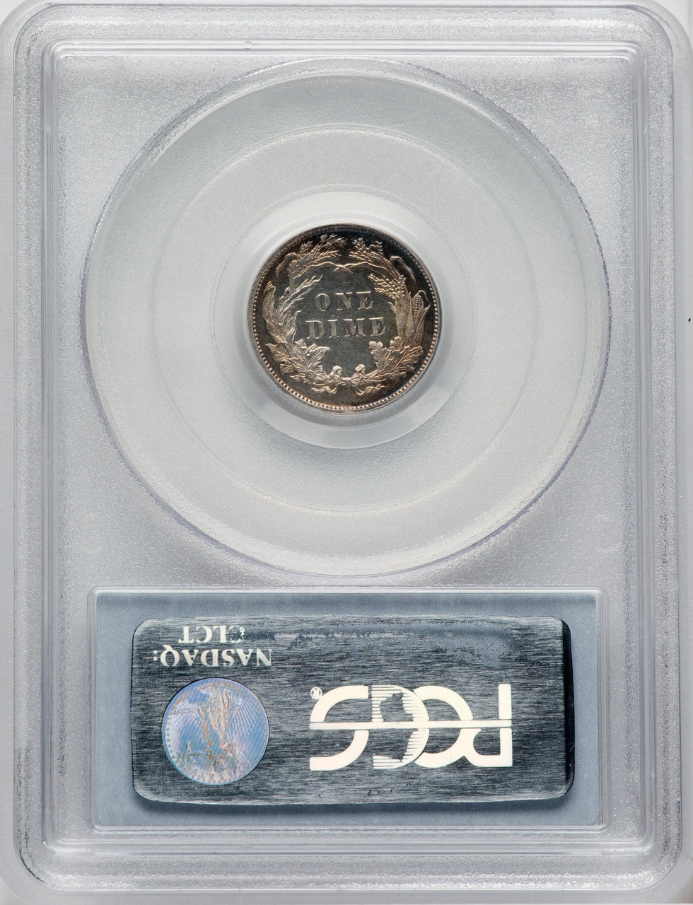 1883 10C CAC Proof Seated Dime PCGS PR64