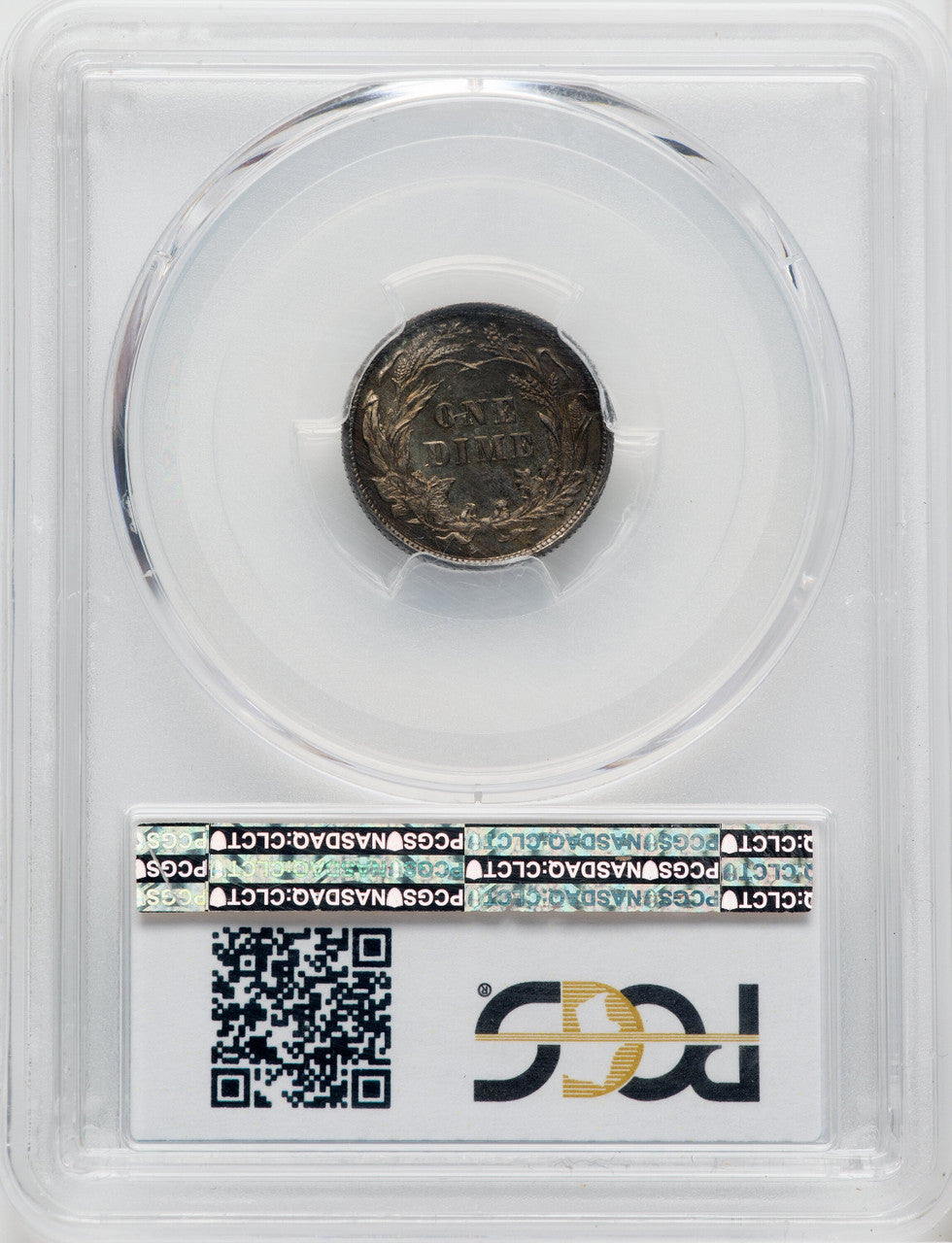 1899 10C Proof Barber Dime PCGS PR63