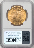 1924 $20 Saint Saint-Gaudens Double Eagle NGC MS66