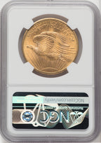 1908 $20 NO MOTTO Saint-Gaudens Double Eagle NGC MS66+ (765367007)