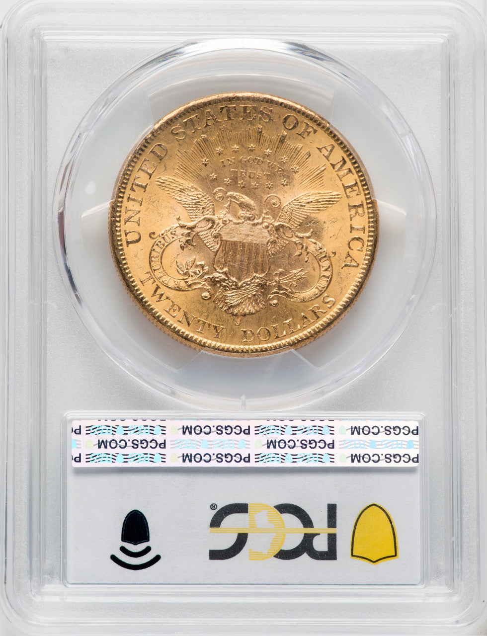1900-S $20 CAC Liberty Double Eagle PCGS MS63+