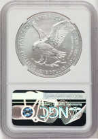 2022-W S$1 Silver Eagle Burnished NGC MS70