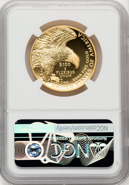 2019-W $100 High Relief Enhanced First Strike NGC MS70