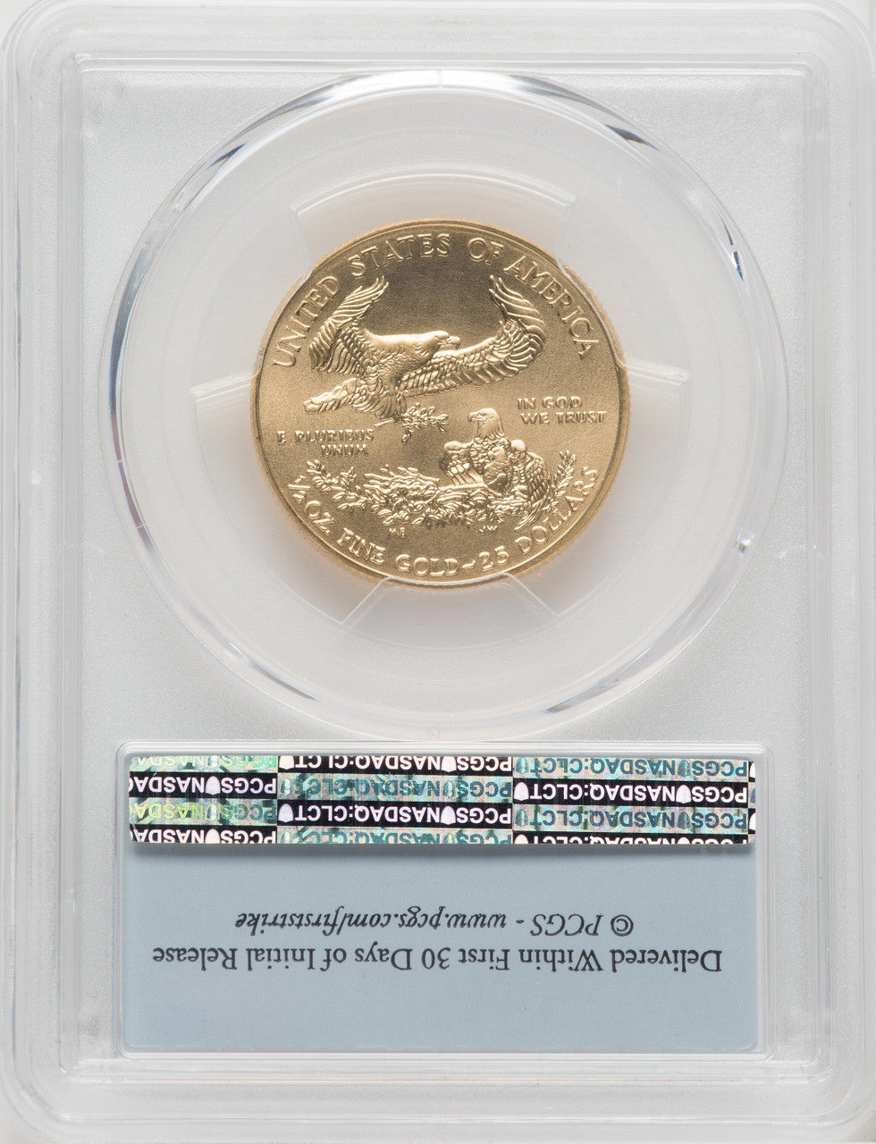 2017 $25 Half-Ounce Gold Eagle First Strike PCGS MS70