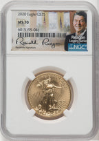 2020 $25 Half-Ounce Gold Eagle NGC MS70