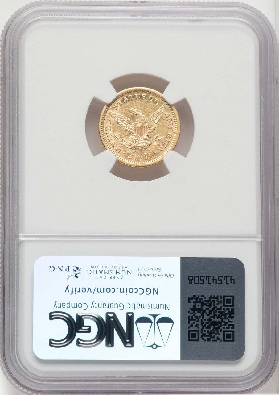 1879-S $2.50 Liberty Quarter Eagle NGC AU55