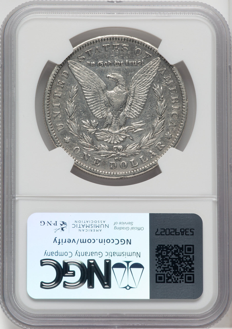 1889-CC $1 Morgan Dollar Details NGC XF40