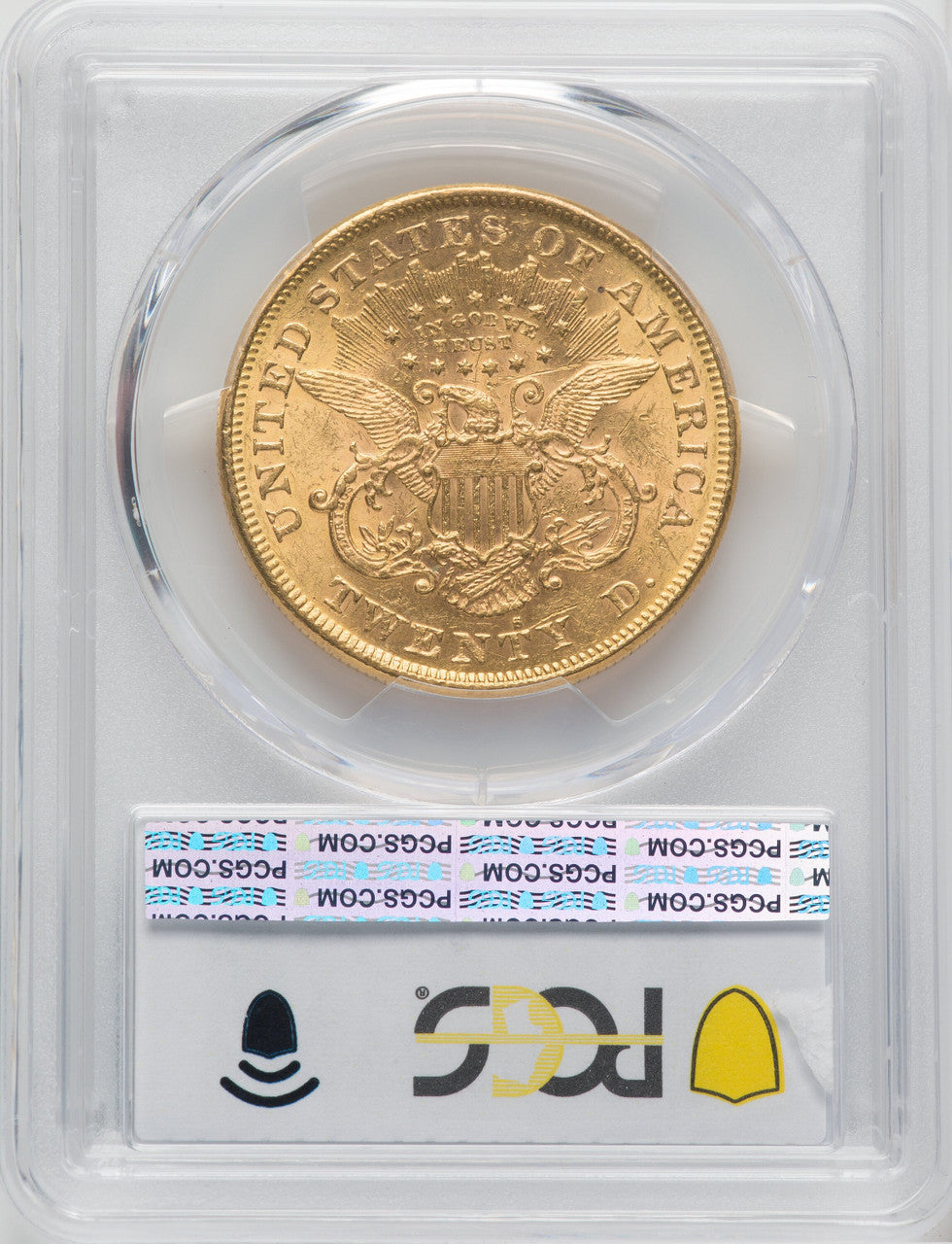 1876-S $20 Liberty Double Eagle PCGS AU58 (764642056)