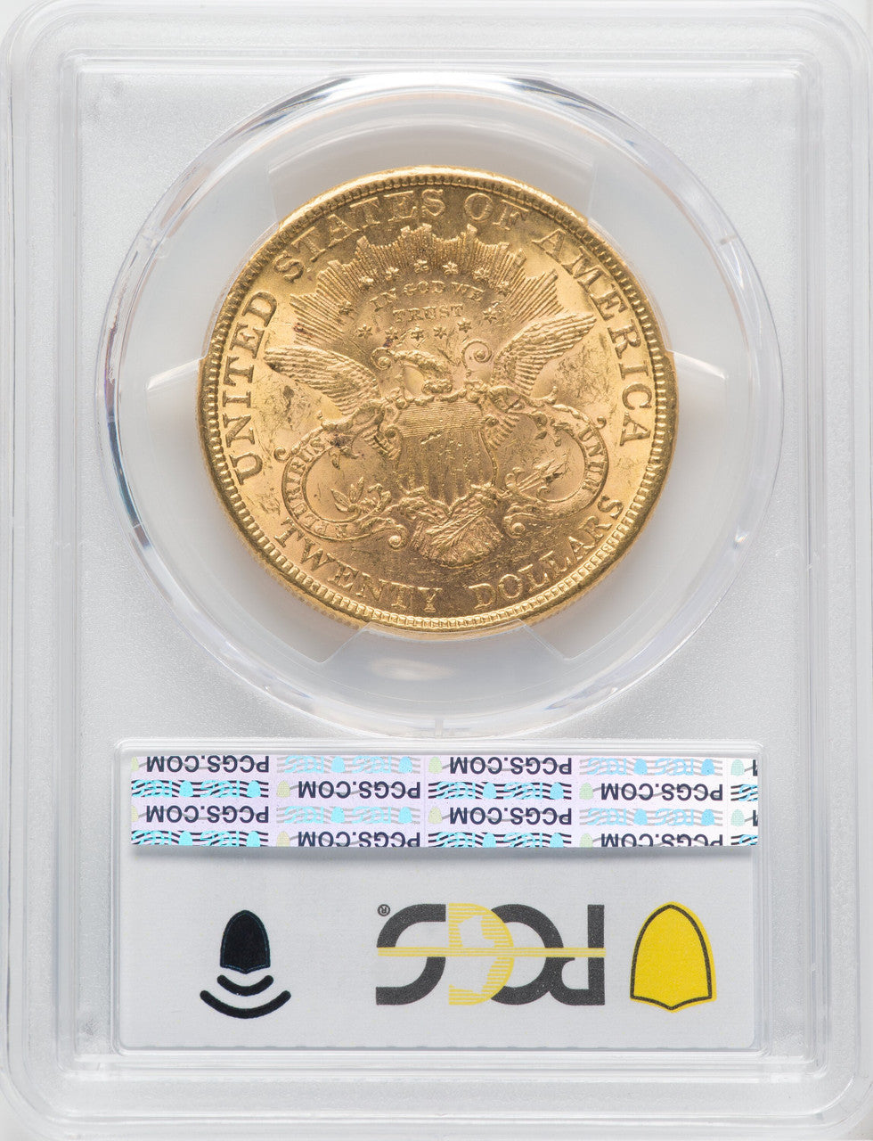 1877 $20 Liberty Double Eagle PCGS AU55