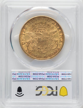 1879 $20 Liberty Double Eagle PCGS AU50