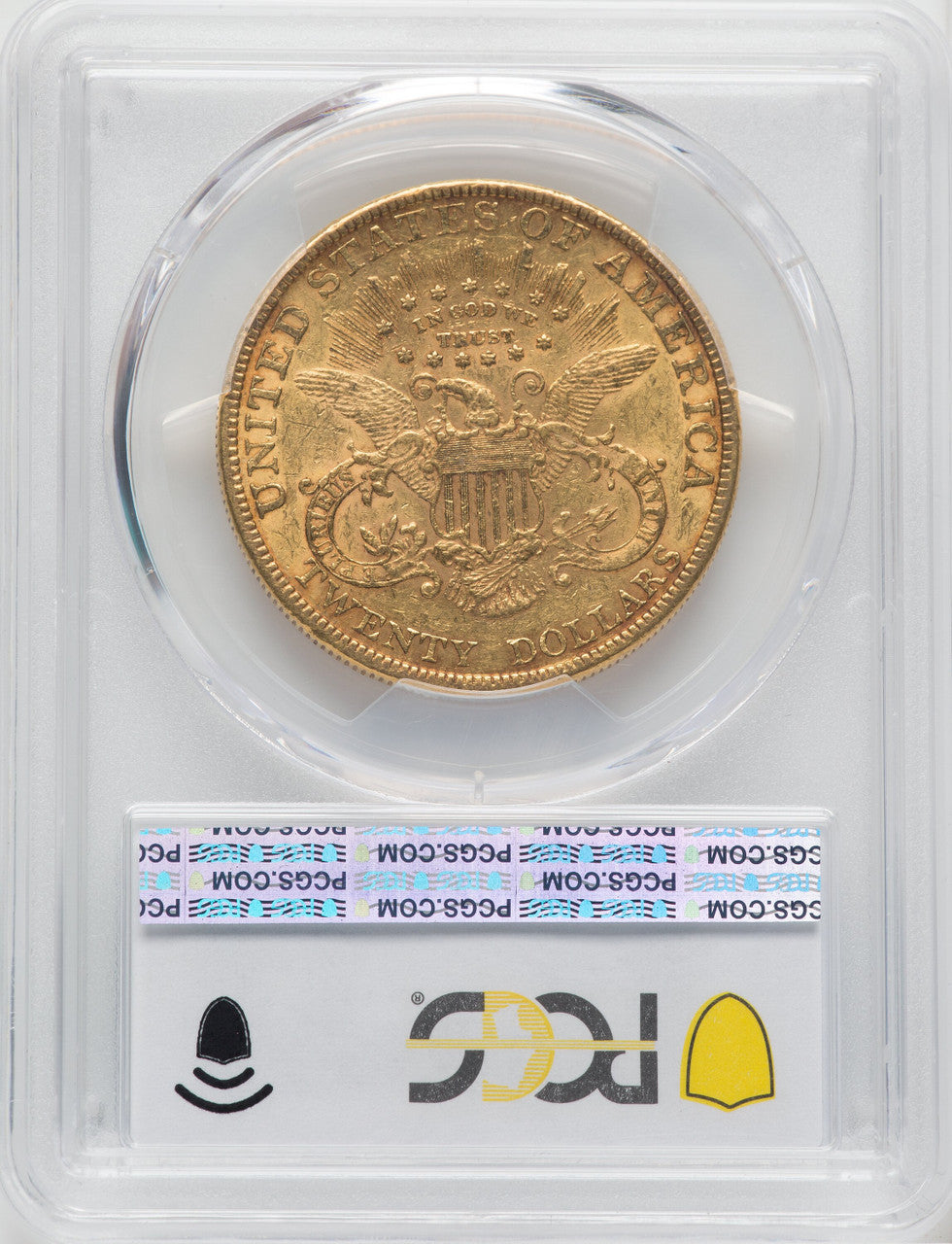 1879 $20 Liberty Double Eagle PCGS AU50