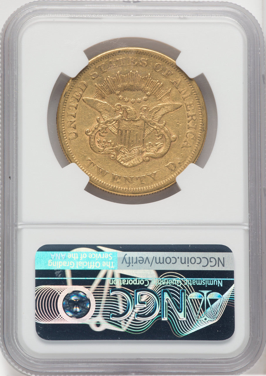 1861 $20 Liberty Double Eagle NGC XF40