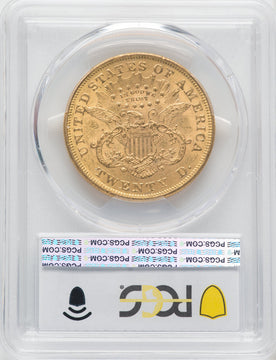1875 $20 Liberty Double Eagle PCGS MS60