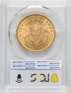 1876 $20 Liberty Double Eagle PCGS MS62