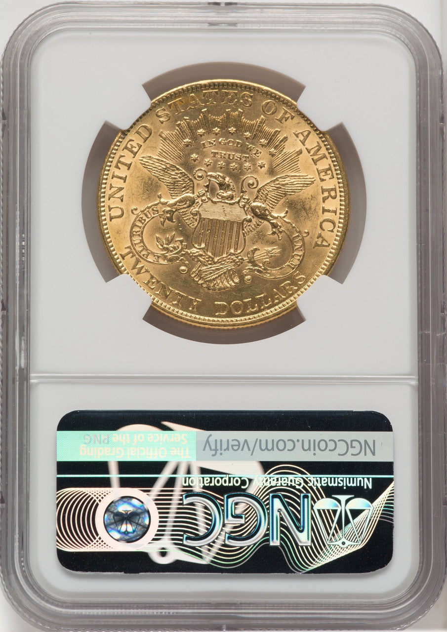 1902 $20 Liberty Double Eagle NGC AU58