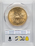 1907 $20 Liberty Liberty Double Eagle PCGS AU58