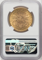 1888-S $20 Liberty Double Eagle NGC AU58