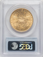 1889-S $20 Liberty Double Eagle PCGS AU55