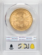 1893 $20 Liberty Double Eagle PCGS MS61