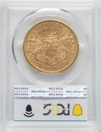 1867-S $20 Liberty Double Eagle PCGS XF45