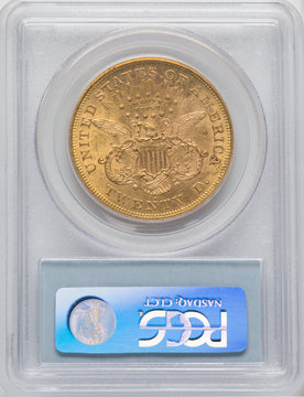 1874-S $20 Liberty Double Eagle PCGS MS61