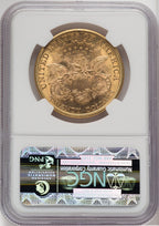 1877 $20 Liberty Double Eagle NGC MS61 (765300003)