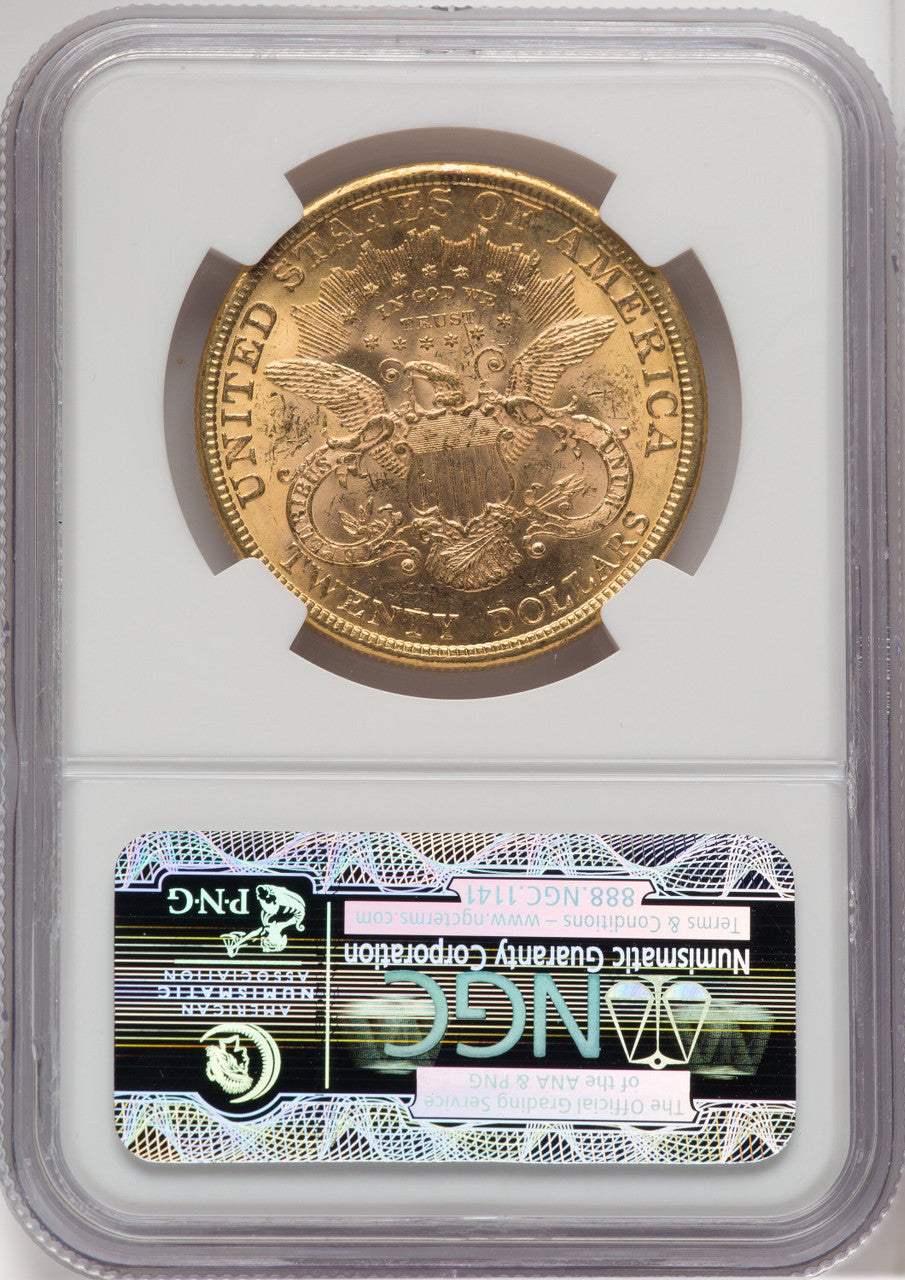 1877 $20 Liberty Double Eagle NGC MS61 (765300003)