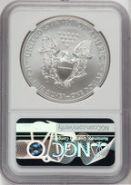 2012-W S$1 Silver Eagle Burnished Mike Castle NGC MS70