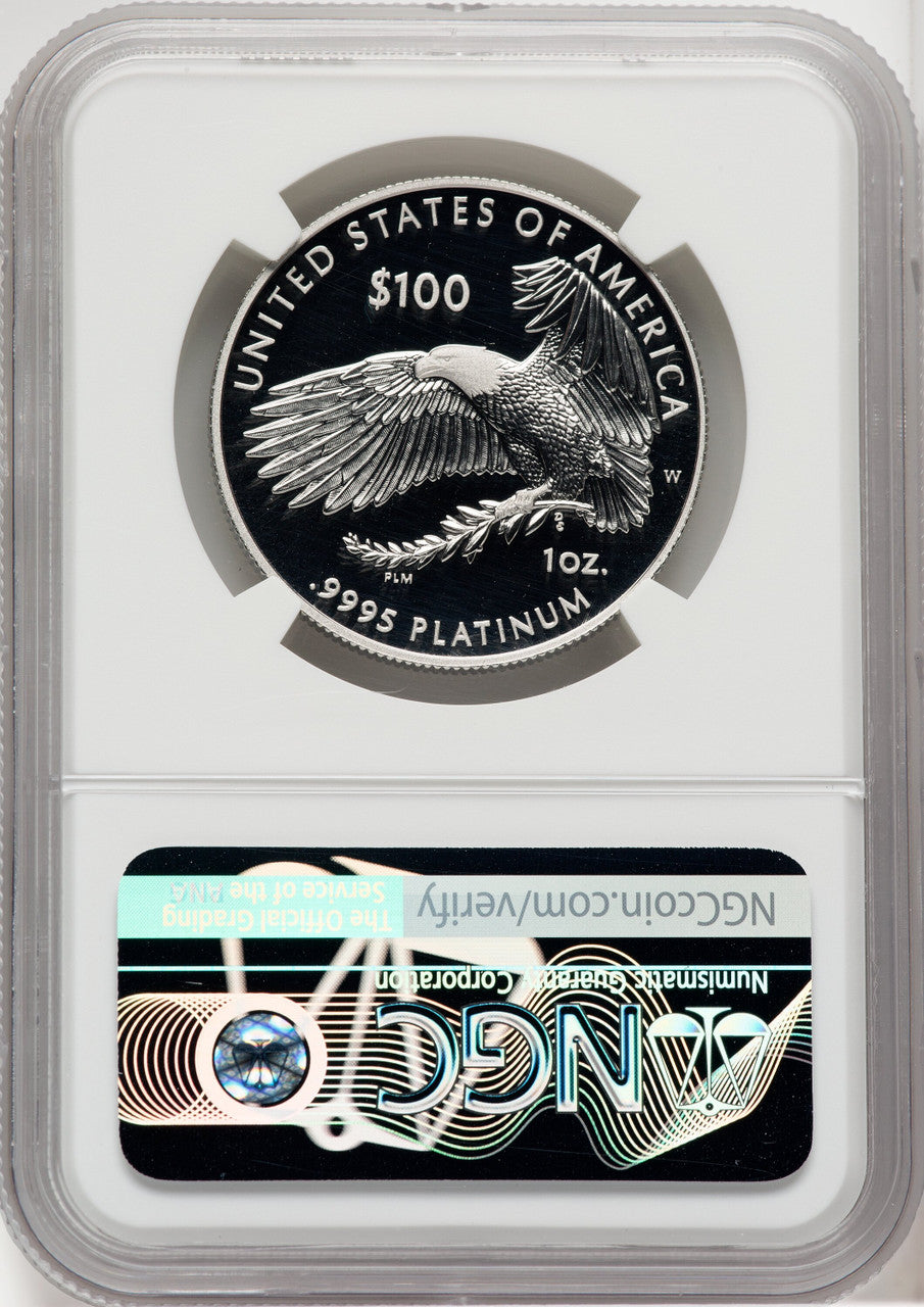 2018-W $100 One Ounce Platinum Eagle Life NGC PF70 (765227077)