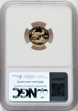 2000-W $5 Tenth-Ounce Gold Eagle NGC PF70 Thomas Uram