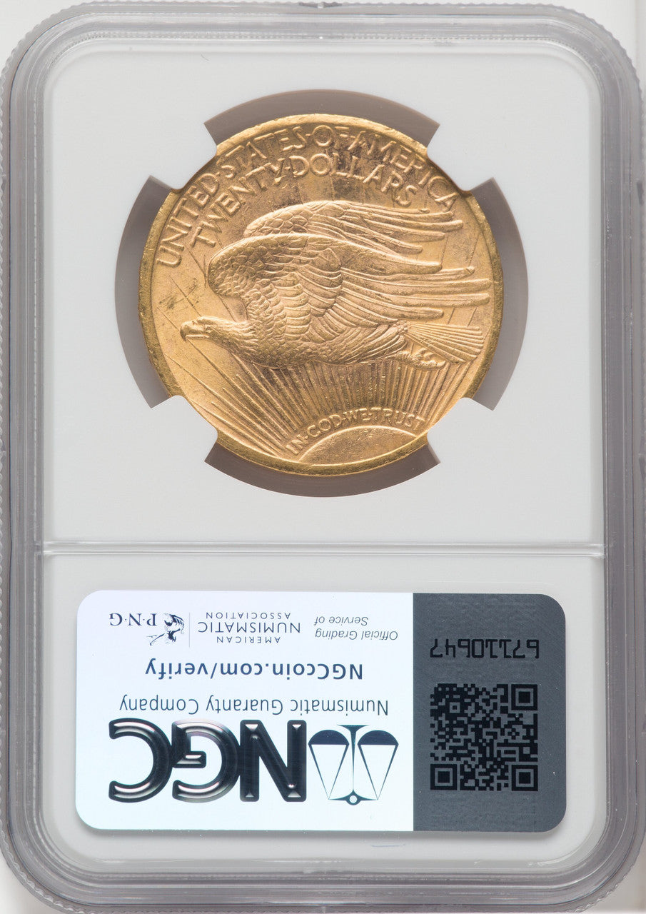 1925-D $20 Saint-Gaudens Double Eagle NGC MS63