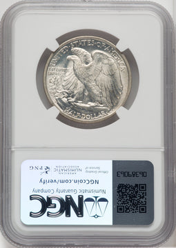 1941-S 50C Walking Liberty Half Dollar NGC MS67