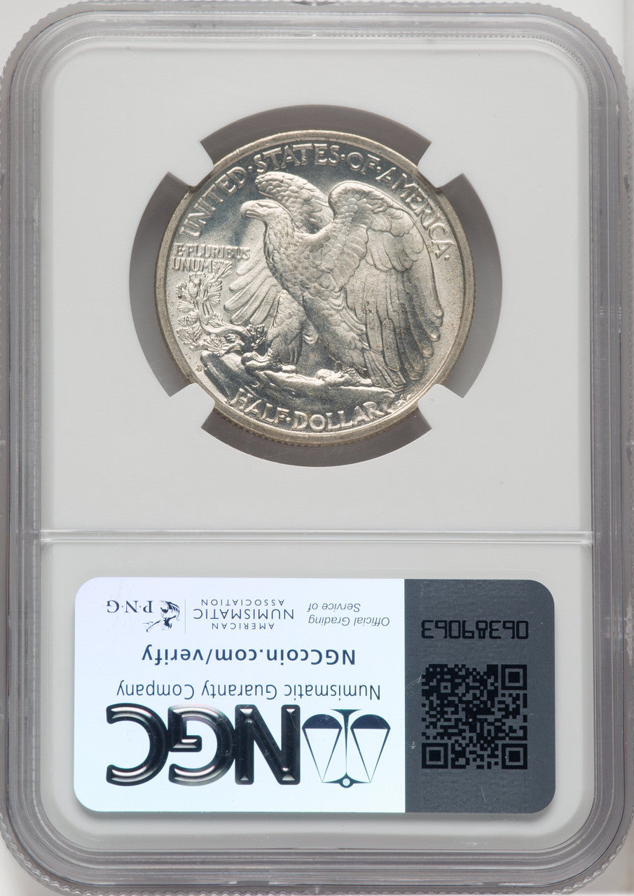 1941-S 50C Walking Liberty Half Dollar NGC MS67