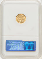 1869 G$1 Gold Dollar NGC MS61
