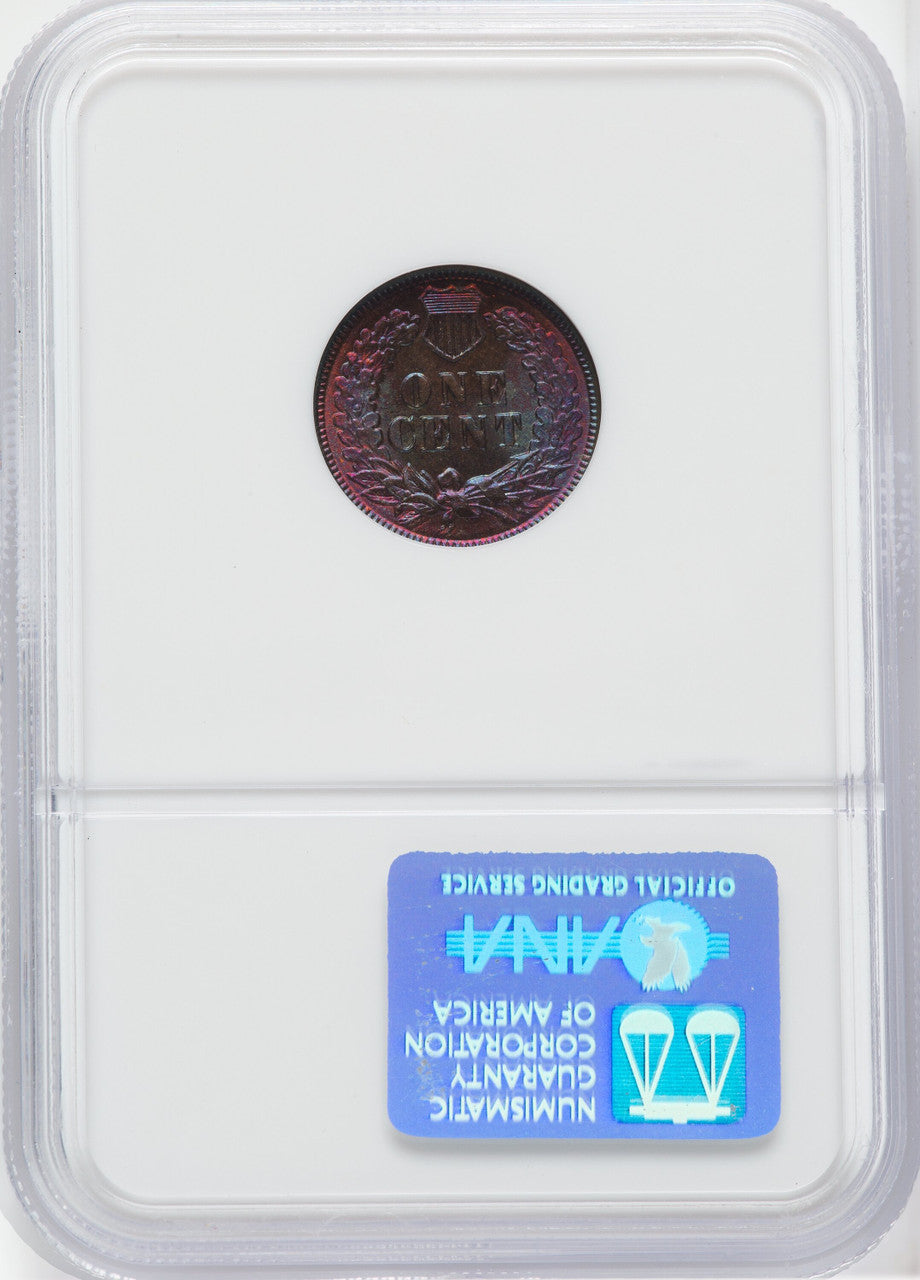 1887 1C RB Indian Cent NGC MS66