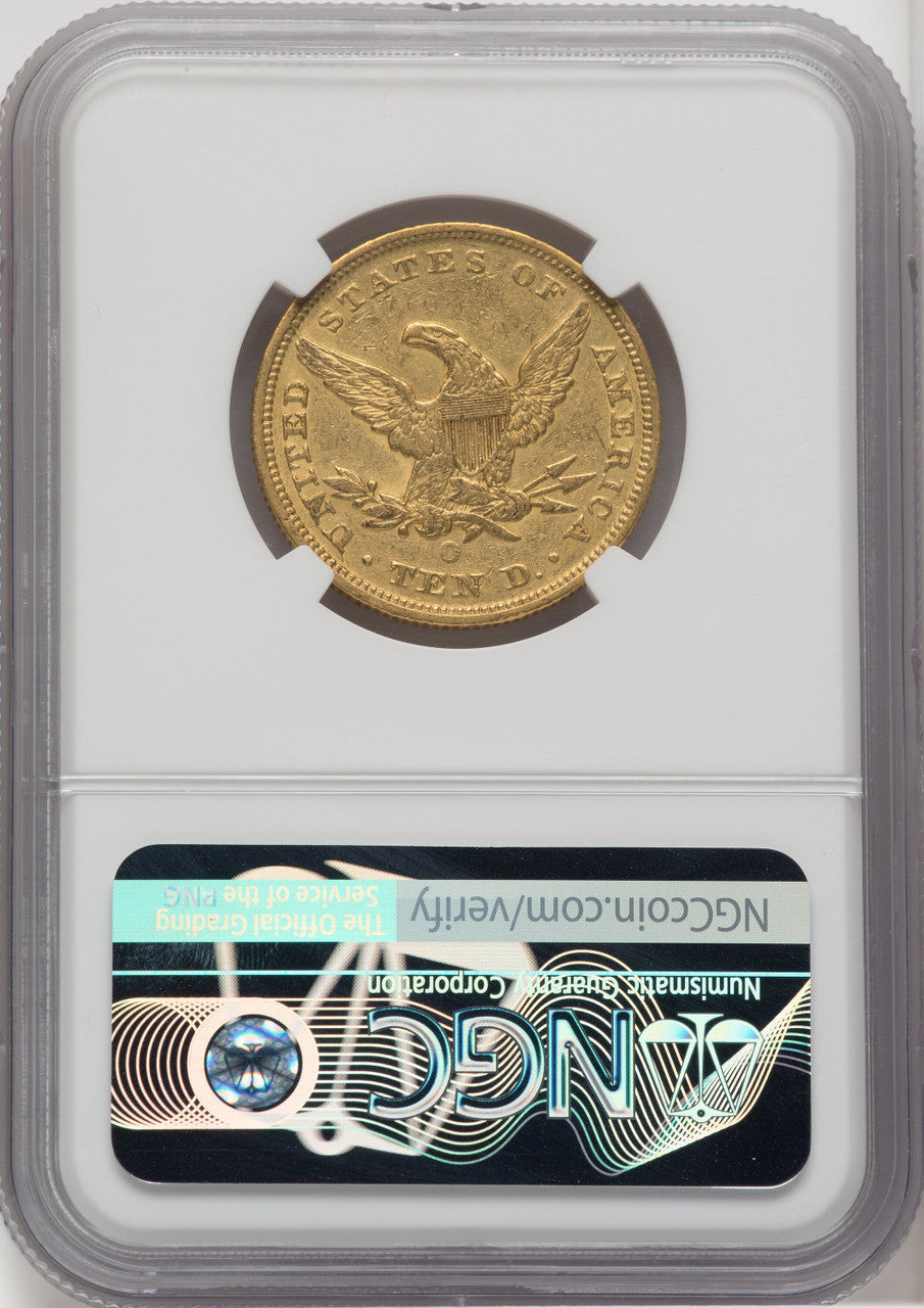 1847-O $10 Liberty Eagle NGC AU50