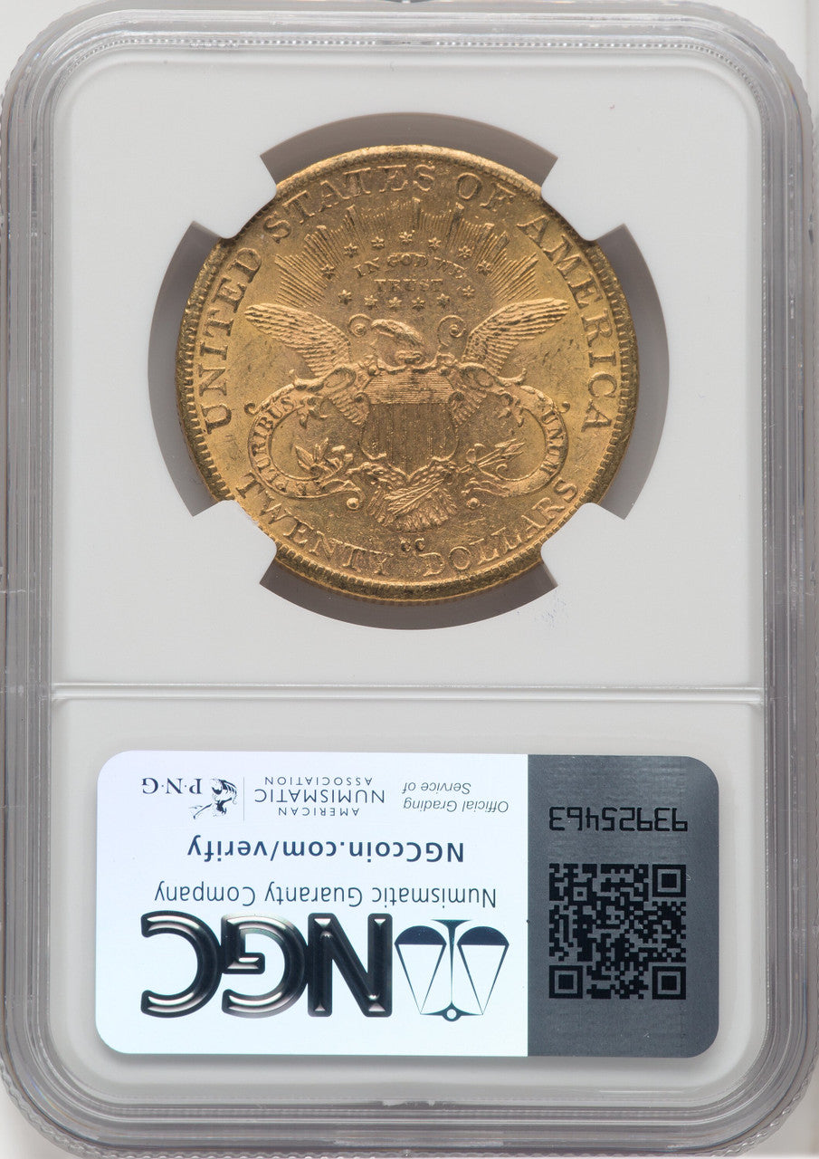 1889-CC $20 Liberty Double Eagle NGC MS62