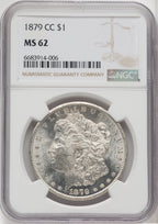 1879-CC $1 Morgan Dollar NGC MS62 (765816011)