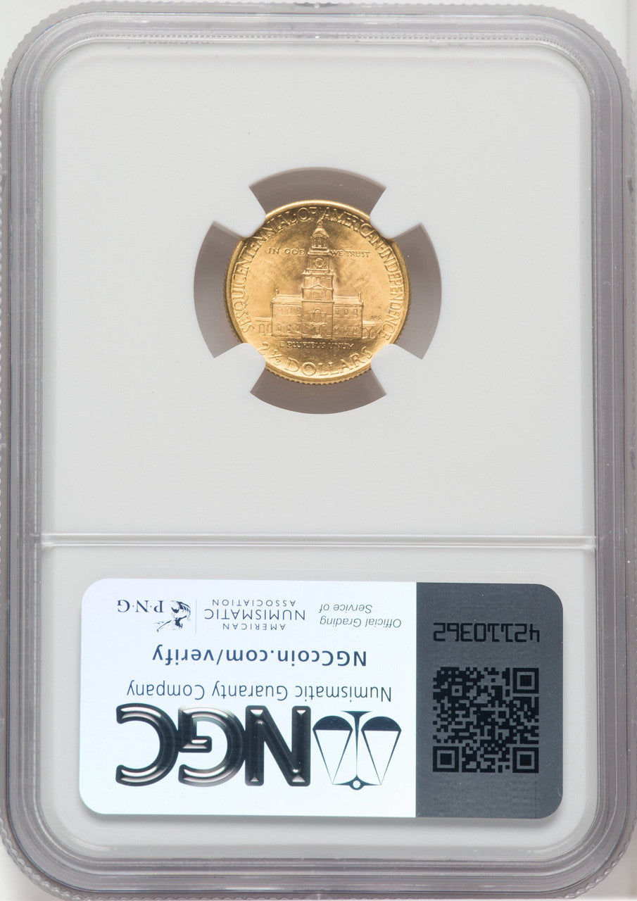 1926 $2.50 SESQUI Commemorative Gold NGC MS66 (518894039)