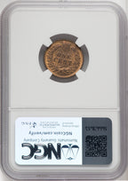 1870 1C RB Indian Cent NGC MS64