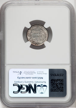 1901 10C Barber Dime NGC MS64