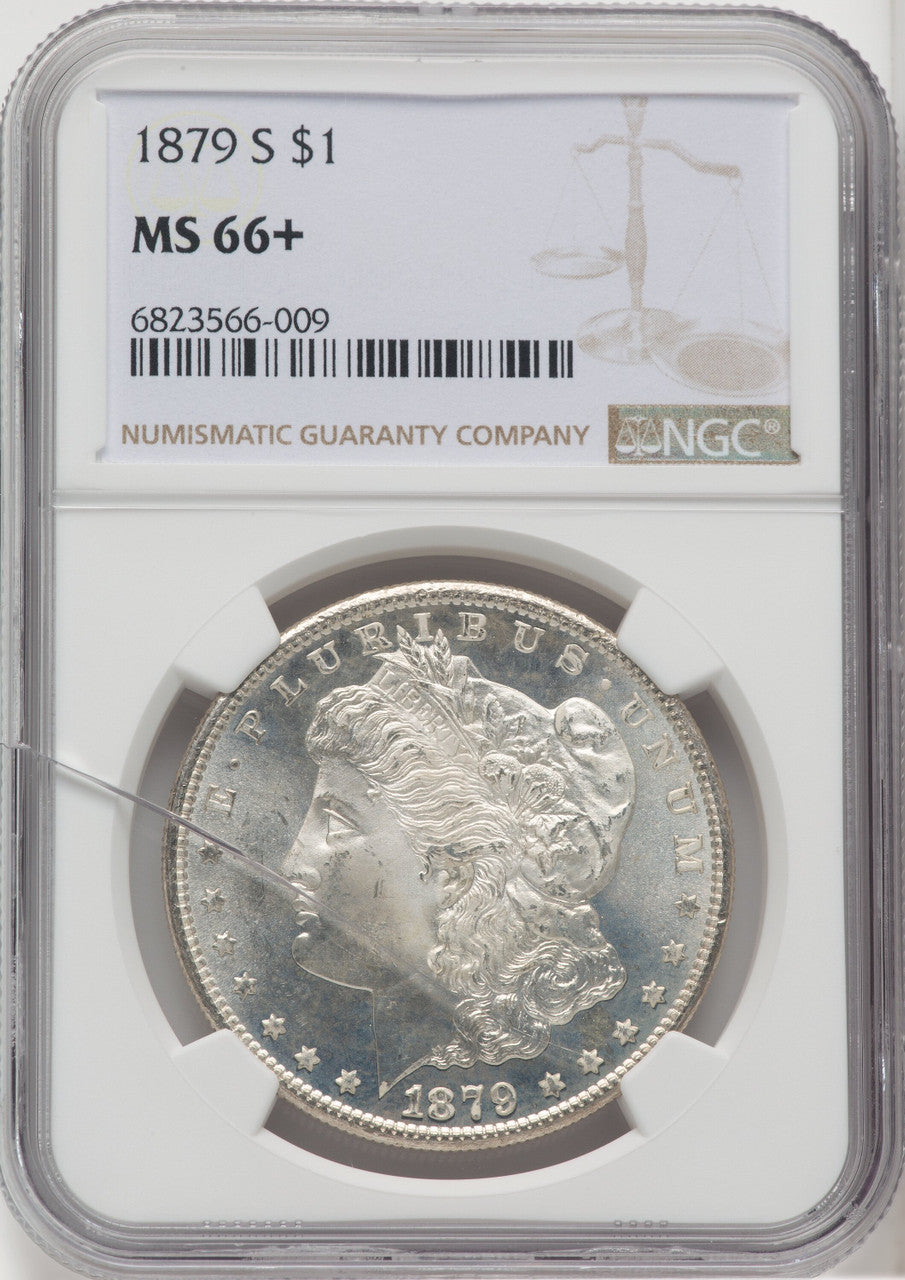 1879-S $1 Morgan Dollar NGC MS66+