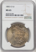 1883-O $1 Morgan Dollar NGC MS65