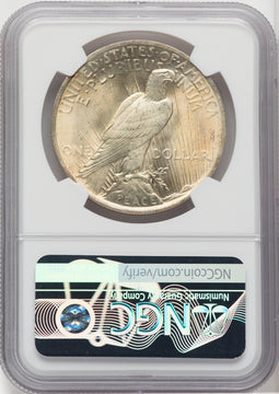 1923 $1 Peace Dollar NGC MS66+ (757493059)