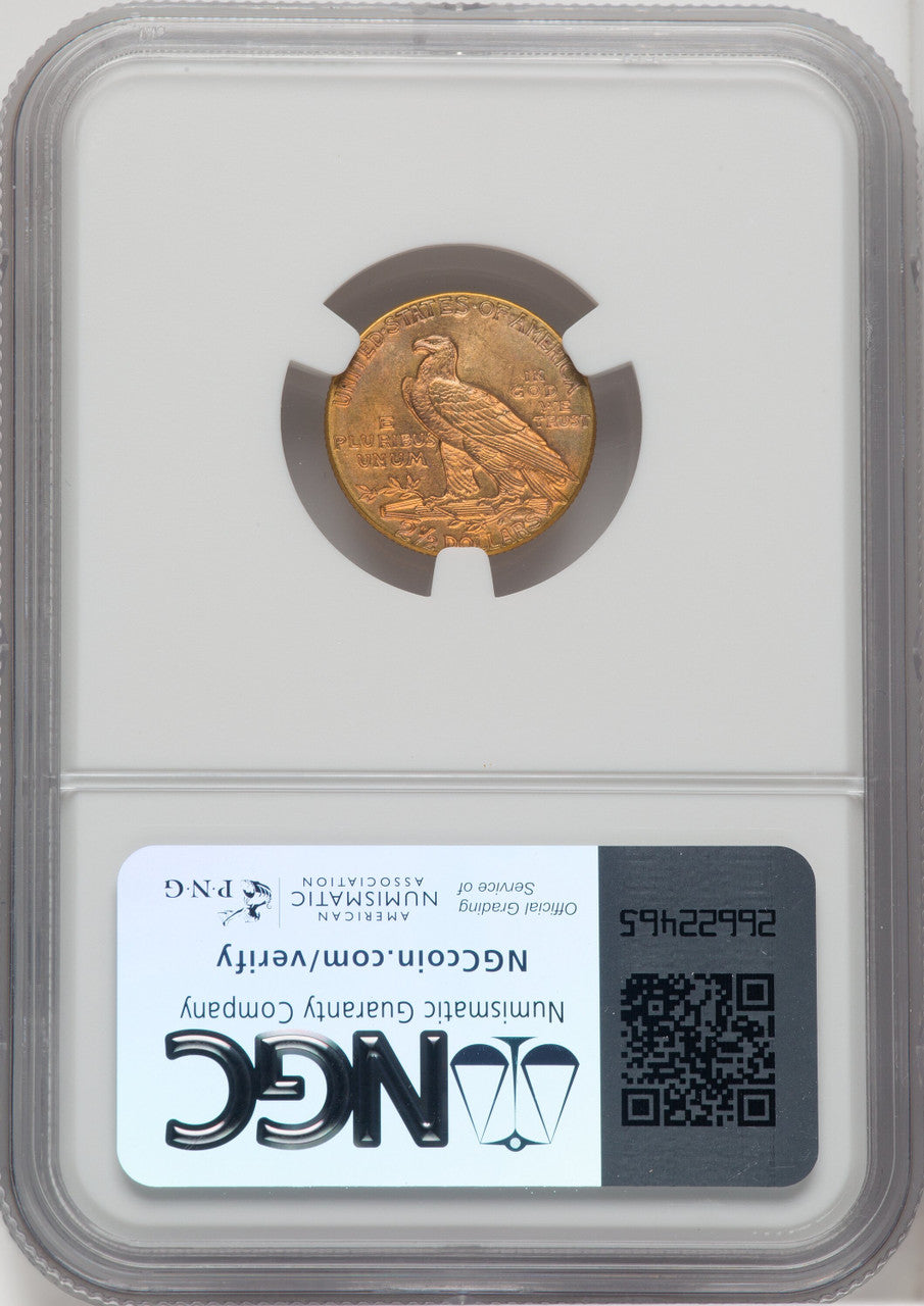 1912 $2.50 Indian Quarter Eagle NGC MS64