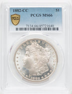 1882-CC $1 Morgan Dollar PCGS MS66 (759029009)