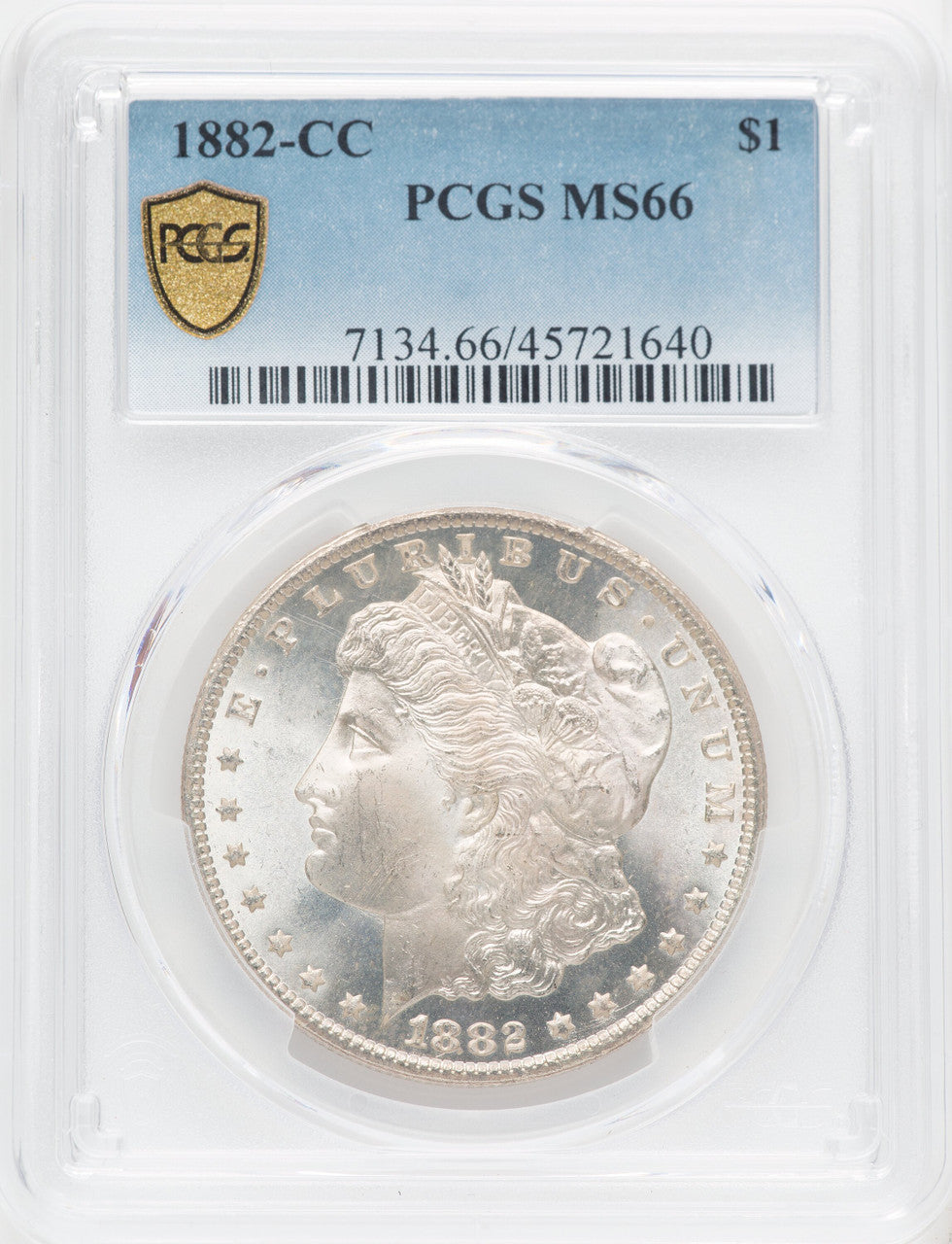 1882-CC $1 Morgan Dollar PCGS MS66 (759029009)