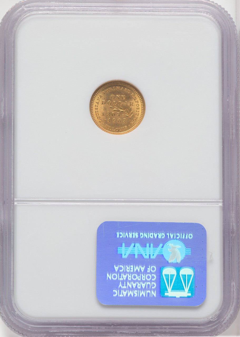 1903 G$1 MCKIN CAC Commemorative Gold NGC MS65