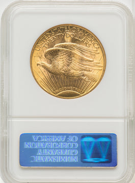 1913 $20 CAC Saint-Gaudens Double Eagle NGC MS61